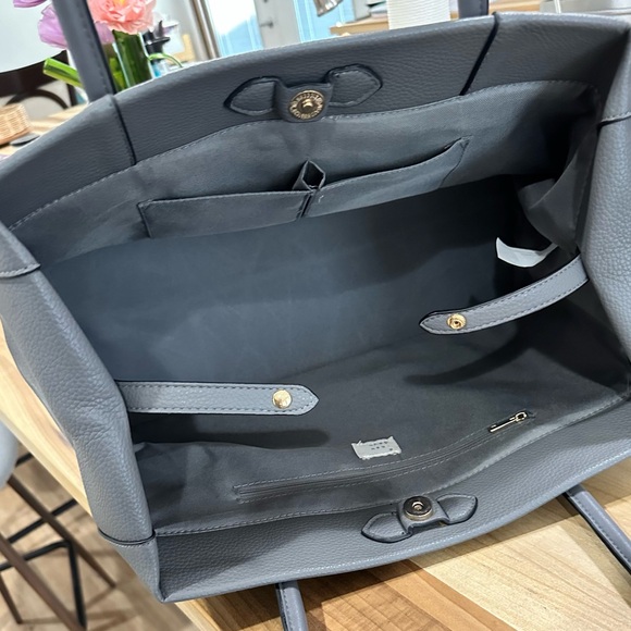 A New Day (Target) Gray Shoulder Purse front phone pocket - Picture 3 of 5